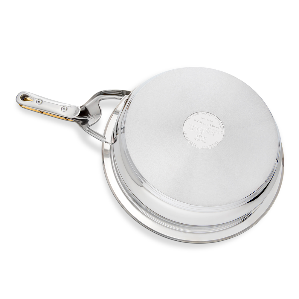 Patelnia Zepter 24 cm , połysk, 2.5 litra, 1 uchwyt, bez pokrywki, Z-FP2425-S/S