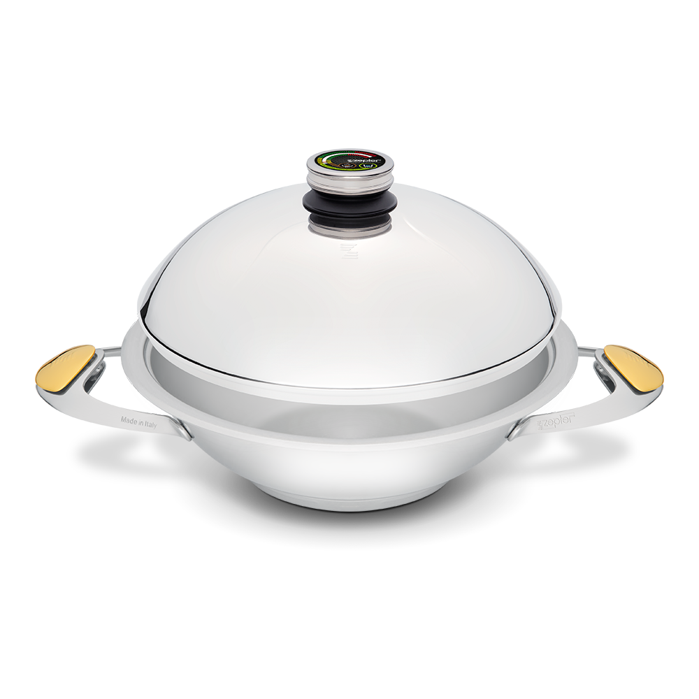 WOK z pokrywką 30 cm